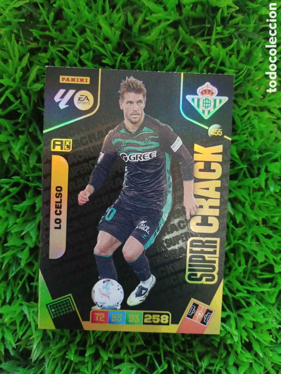 Cromos de f&uacute;tbol: Lo Celso Betis SUPER CRACK Adrenalyn 25-26 # 455