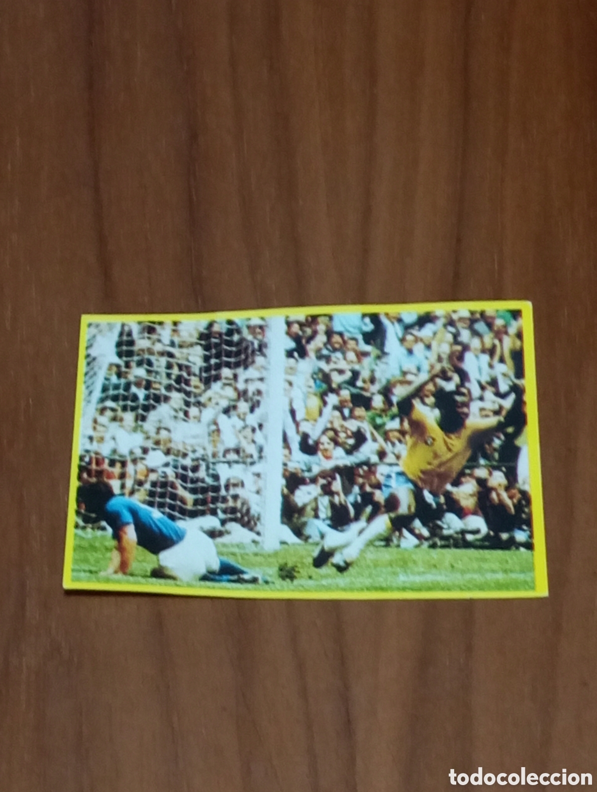 Fu&szlig;ball-Sticker: Cromo FUTBOL EN ACCI&Oacute;N - DANONE 82 - PELE #75 nunca pegado