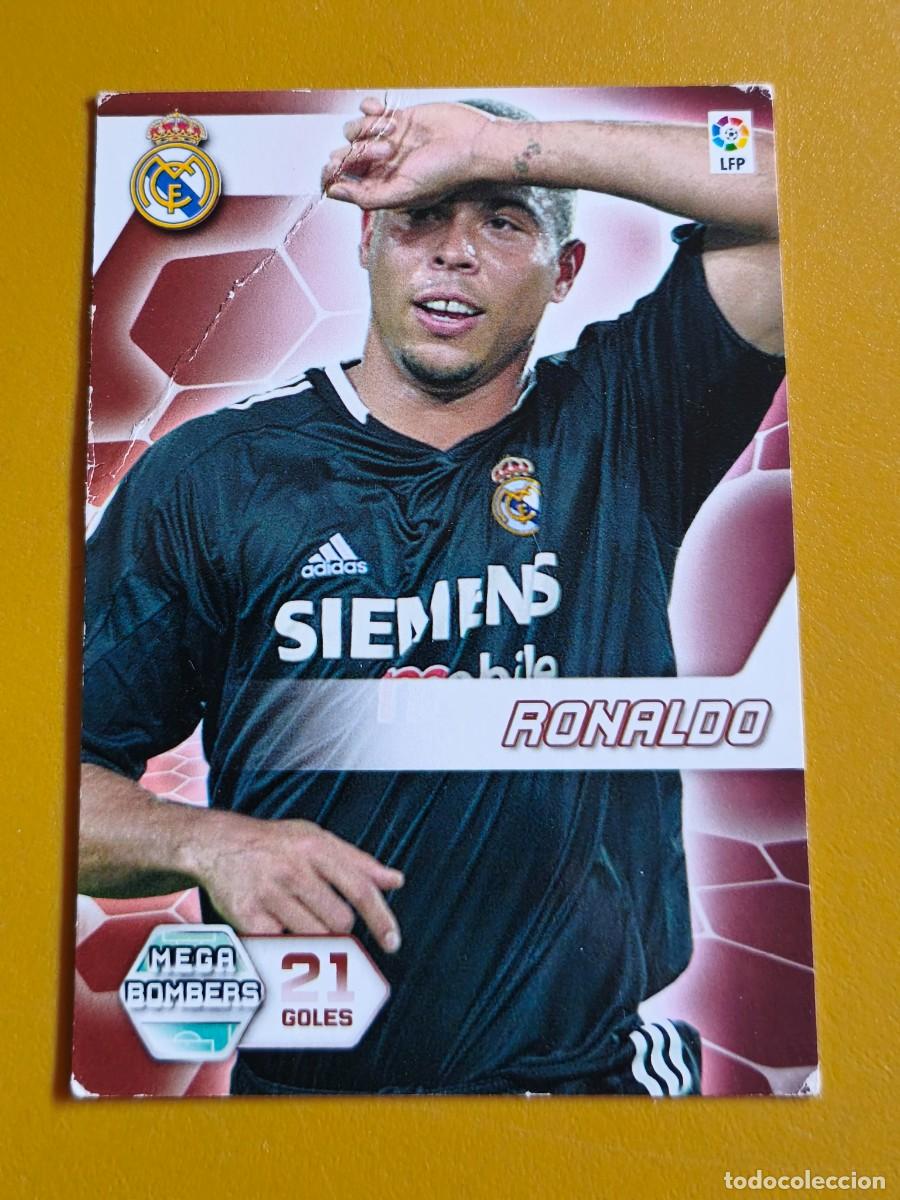 Cromos de f&uacute;tbol: ronaldo, 2005 06 mega bombers
