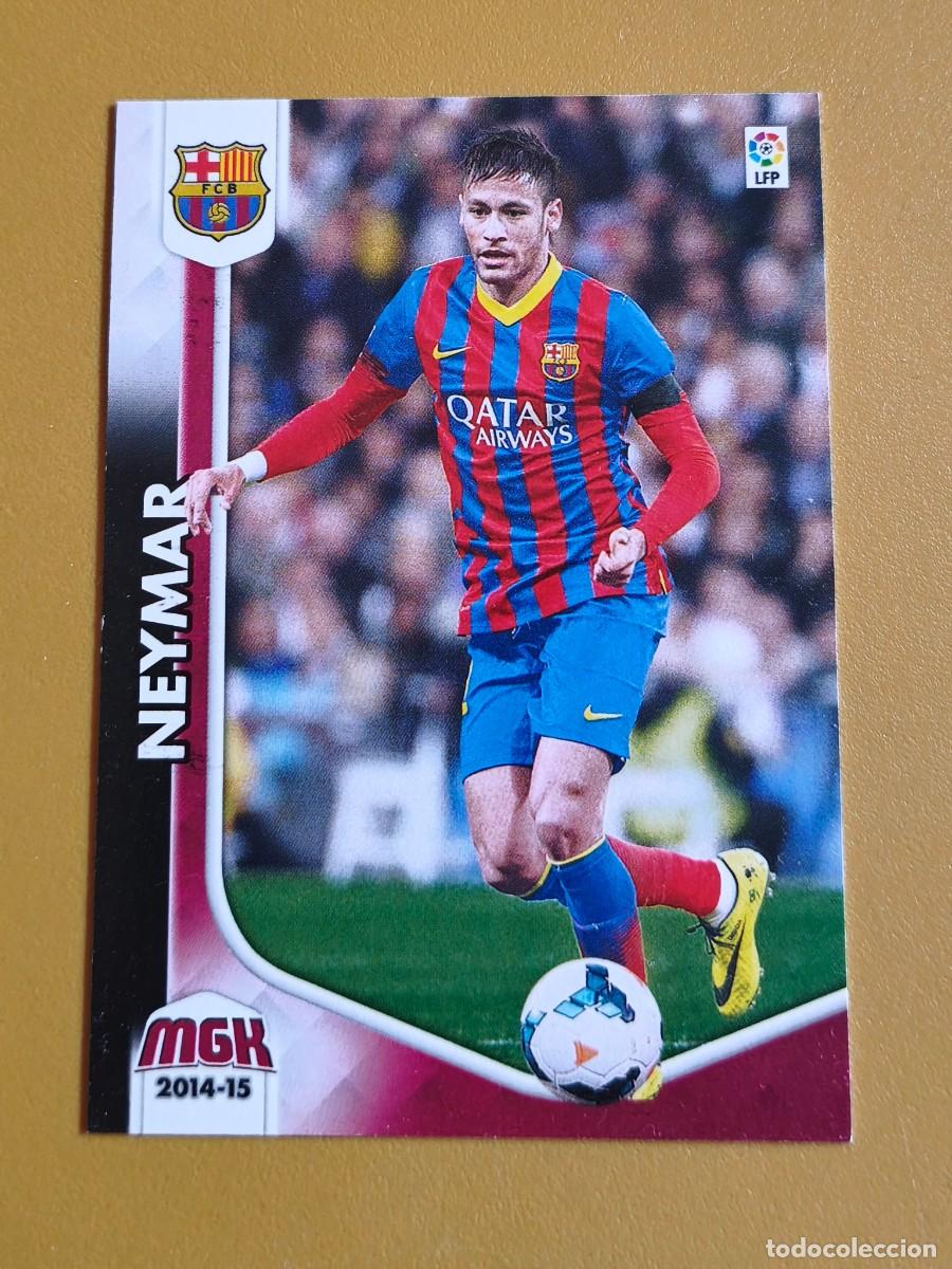 Cromos de f&uacute;tbol: neymar, 2014 15 megacracks