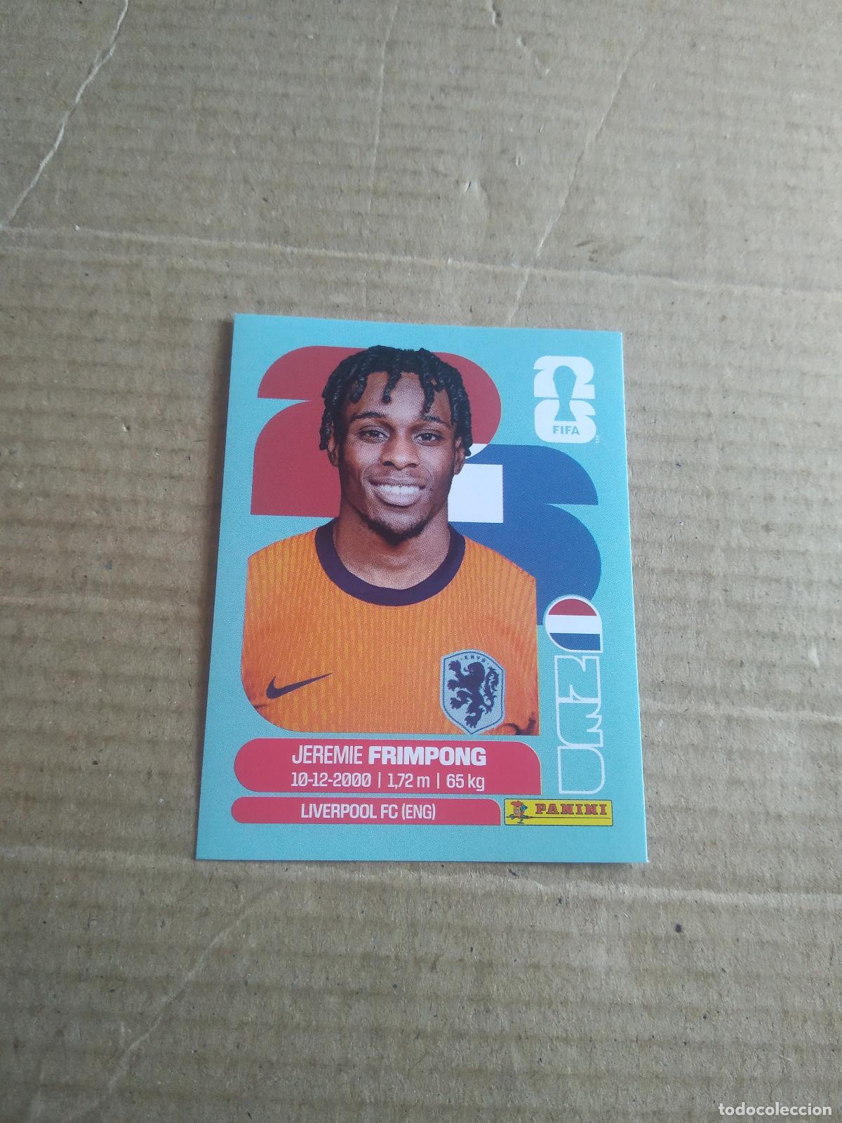 Cromos de f&uacute;tbol: NED 8 JEREMIE FRIMPONG PAISES BAJOS HOLANDA CROMO FUTBOL PANINI MUNDIAL 2026 WORLD CUP COPA MUNDO