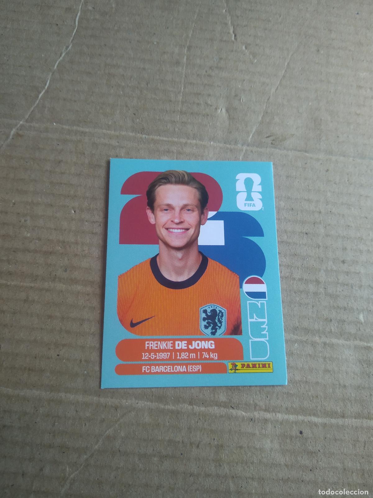 Cromos de f&uacute;tbol: NED 14 DE JONG PAISES BAJOS HOLANDA CROMO FUTBOL PANINI MUNDIAL 2026 WORLD CUP COPA MUNDO