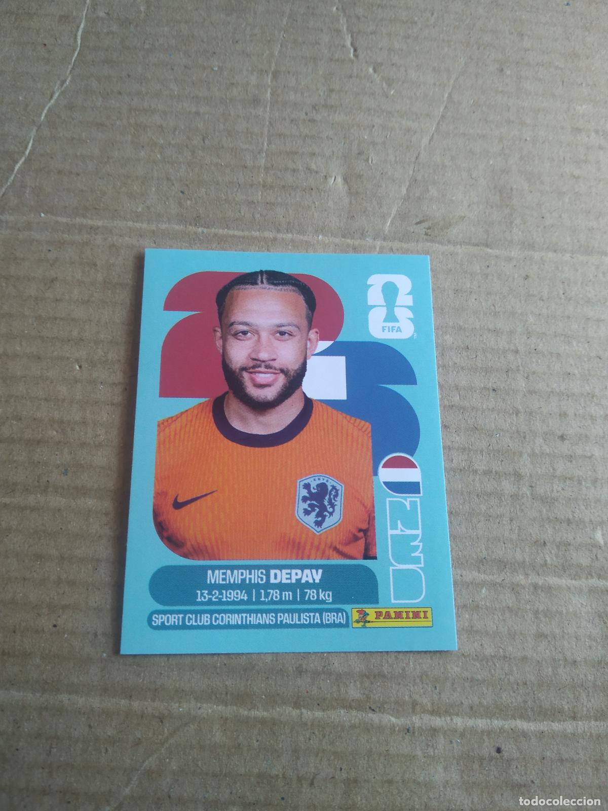 Cromos de f&uacute;tbol: NED 17 MEMPHIS DEPAY PAISES BAJOS HOLANDA CROMO FUTBOL PANINI MUNDIAL 2026 WORLD CUP COPA MUNDO