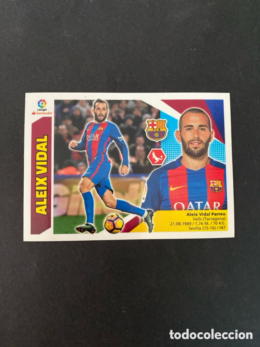 Cromos de f&uacute;tbol: Cromo liga 17/18 FC Barcelona N* 3B