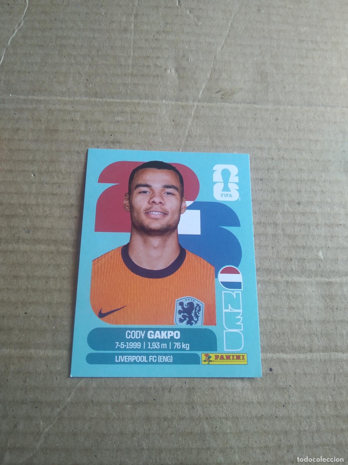 Cromos de f&uacute;tbol: NED 20 CODY GAKPO PAISES BAJOS HOLANDA CROMO FUTBOL PANINI MUNDIAL 2026 WORLD CUP COPA MUNDO