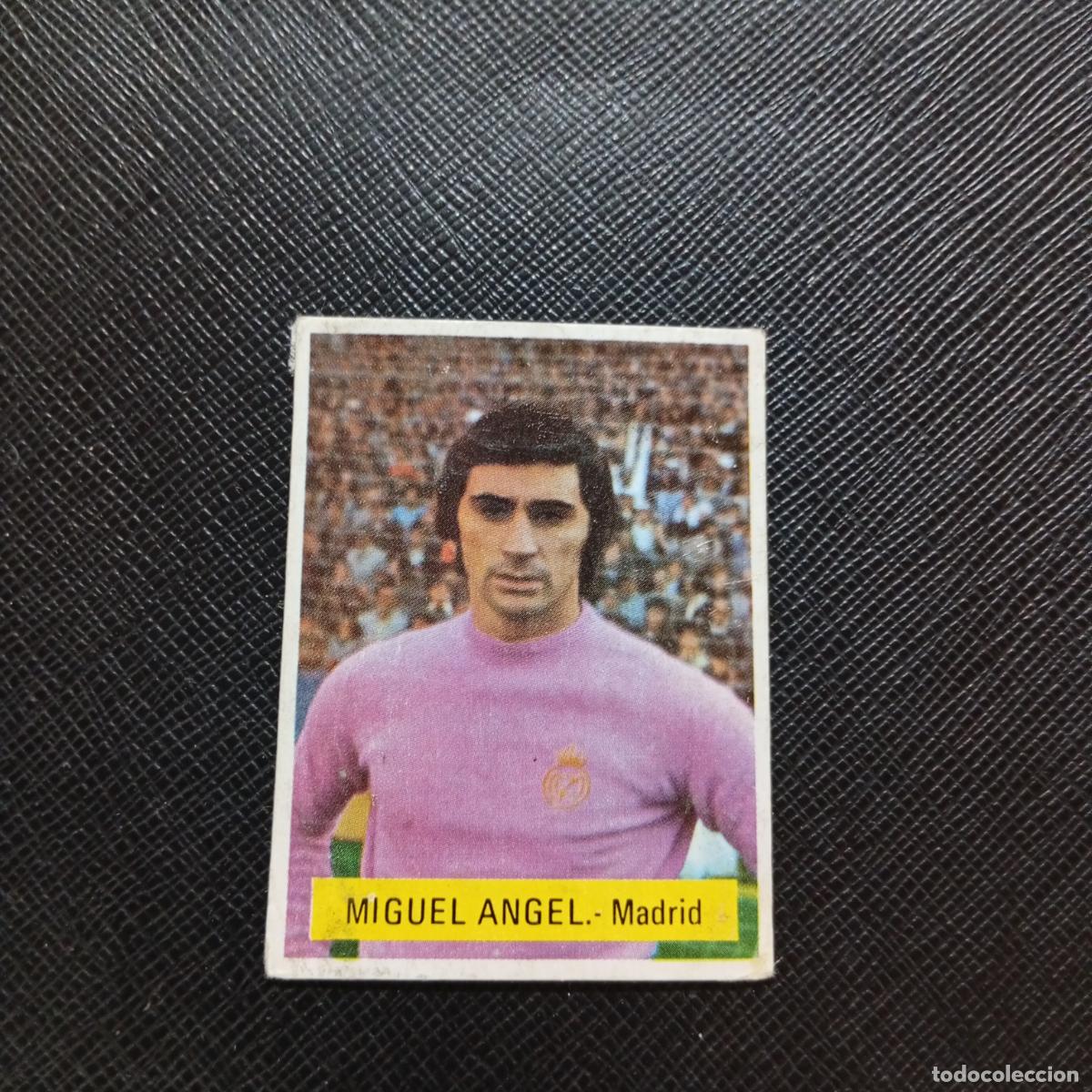 Cromos de f&uacute;tbol: MIGUEL ANGEL REAL MADRID FINI 1975 1976 CROMO FUTBOL LIGA 75 76 - DESPEGADO - A124 PG145