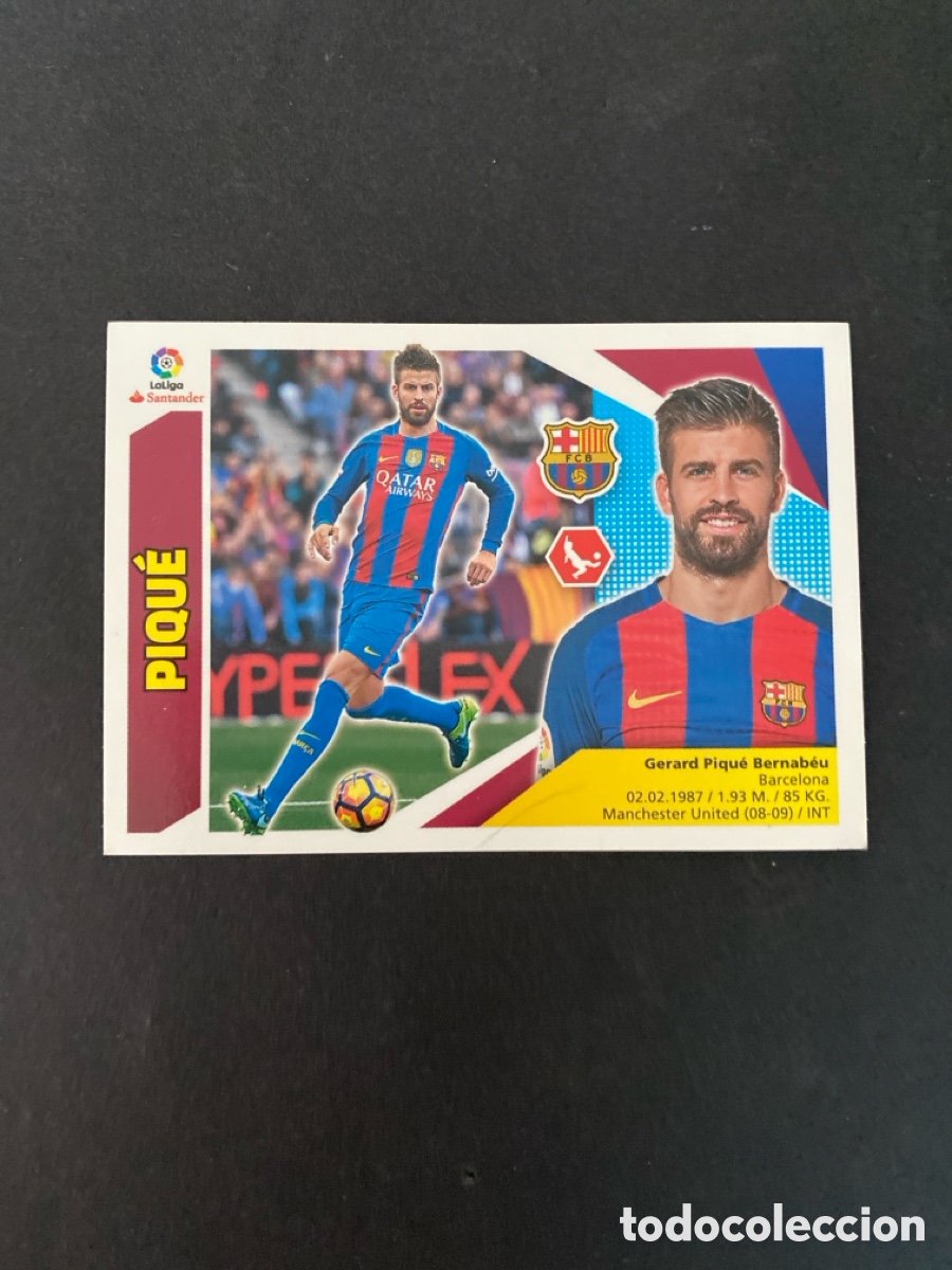 Cromos de f&uacute;tbol: Cromo liga 17/18 FC Barcelona N*6