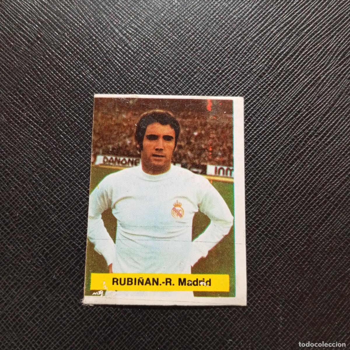 Cromos de f&uacute;tbol: RUBIA&Ntilde;AN REAL MADRID FINI 1975 1976 CROMO FUTBOL LIGA 75 76 - DESPEGADO - A124 PG145