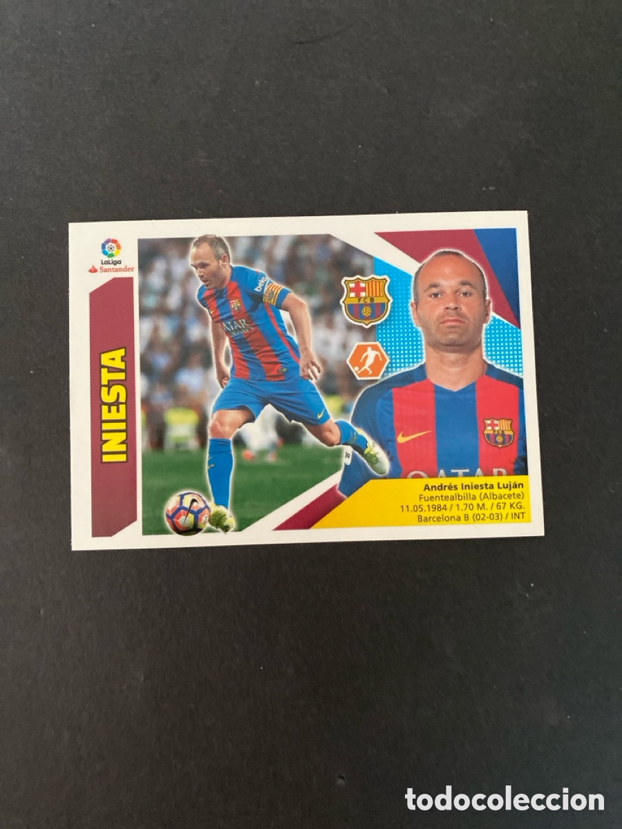 Cromos de f&uacute;tbol: Cromo liga 17/18 FC Barcelona N*11