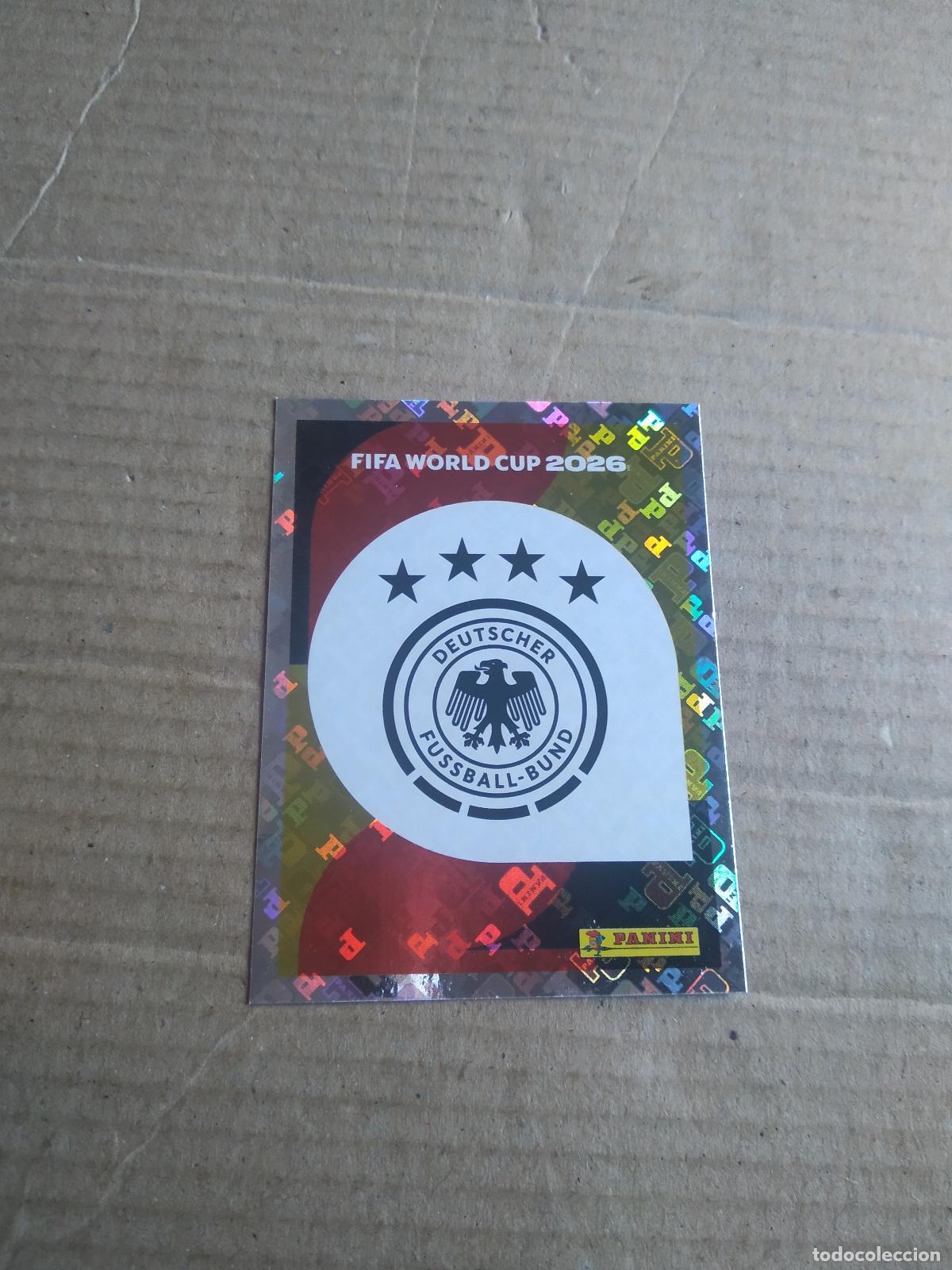 Cromos de f&uacute;tbol: GER 1 ESCUDO ALEMANIA CROMO FUTBOL PANINI MUNDIAL 2026 WORLD CUP COPA MUNDO
