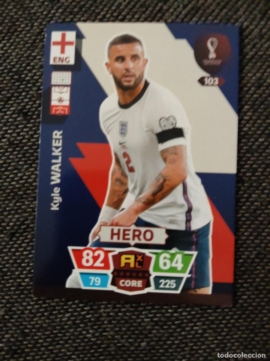 Cromos de f&uacute;tbol: 103 Walker Inglaterra Adrenalyn fifa world cup qatar 2022