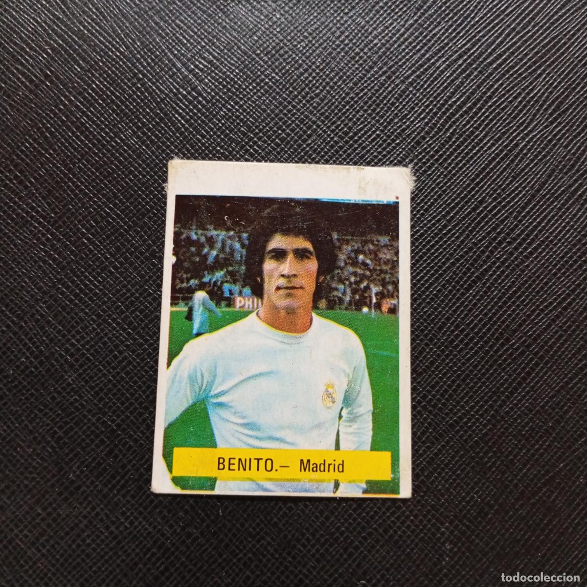 Cromos de f&uacute;tbol: BENITO REAL MADRID FINI 1975 1976 CROMO FUTBOL LIGA 75 76 - DESPEGADO - A124 PG145