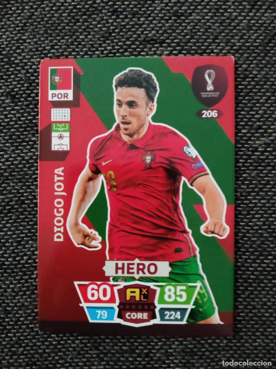 Cromos de f&uacute;tbol: 206 digo jota Portugal Adrenalyn fifa world cup qatar 2022