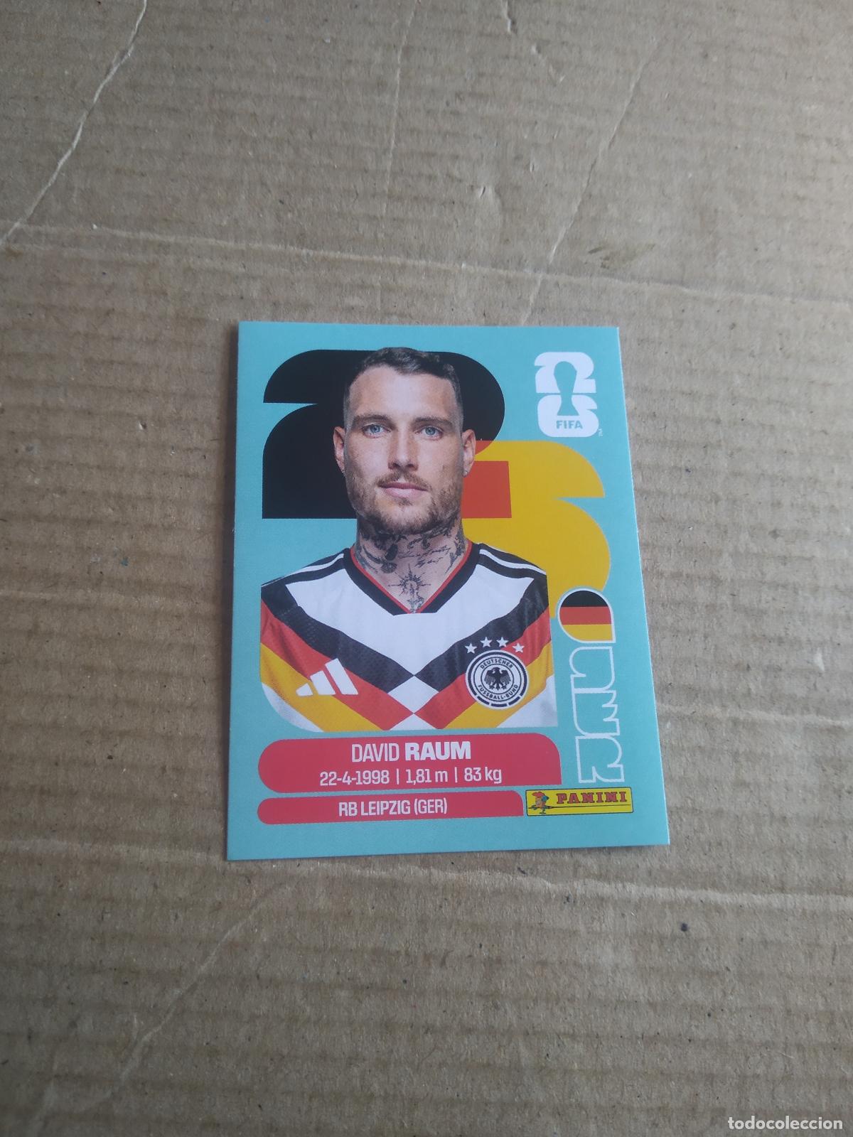 Cromos de f&uacute;tbol: GER 4 DAVID RAUM ALEMANIA CROMO FUTBOL PANINI MUNDIAL 2026 WORLD CUP COPA MUNDO