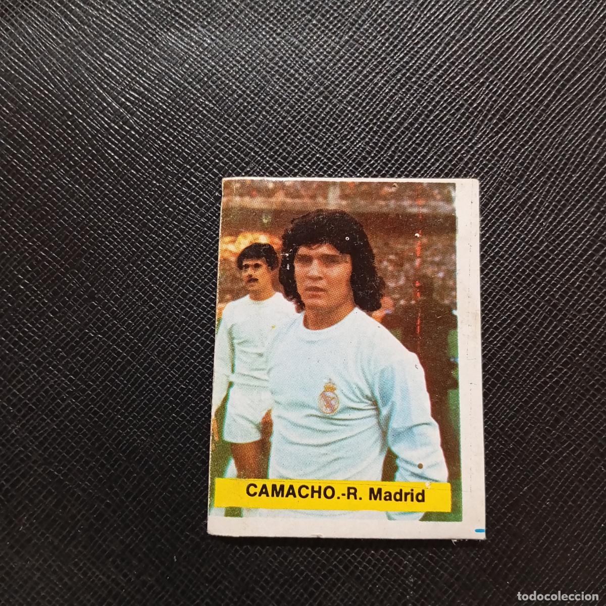 Cromos de f&uacute;tbol: CAMACHO REAL MADRID FINI 1975 1976 CROMO FUTBOL LIGA 75 76 - DESPEGADO - A124 PG145