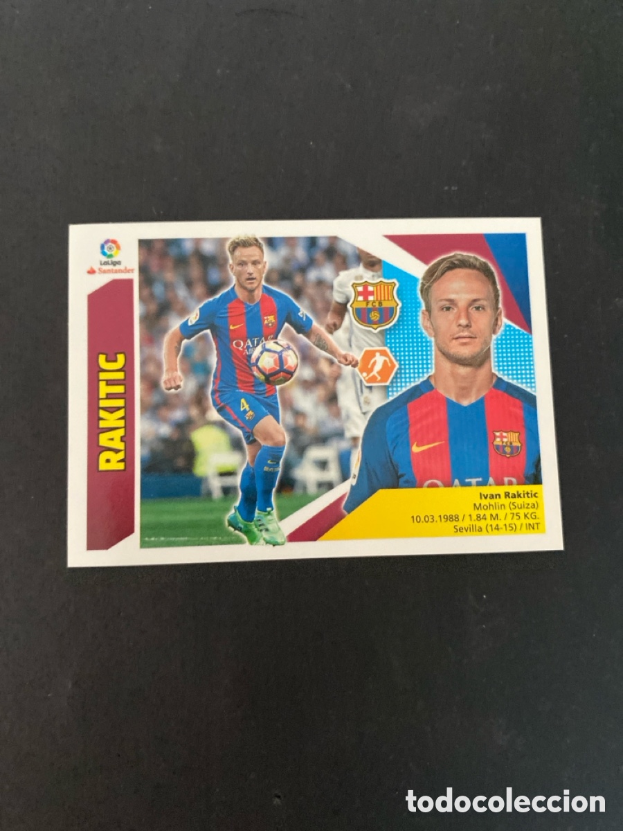 Cromos de f&uacute;tbol: Cromo liga 17/18 FC Barcelona N*10