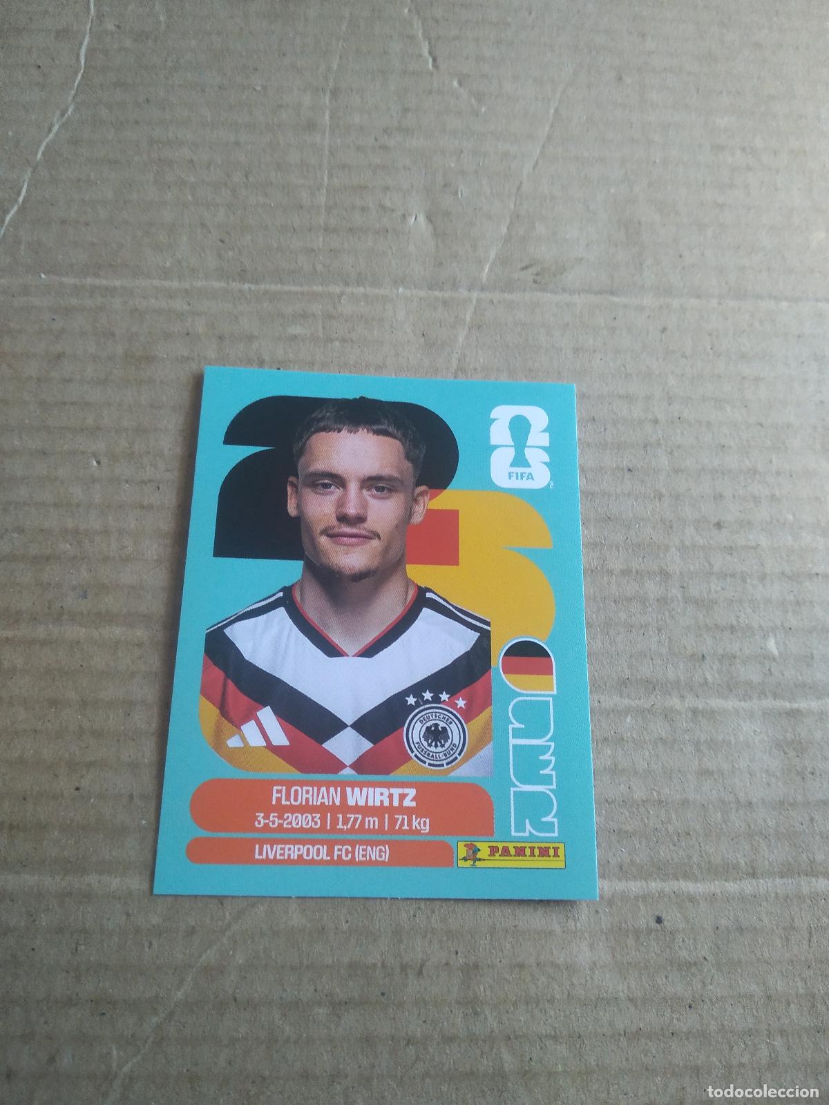 Cromos de f&uacute;tbol: GER 11 FLORIAN WIRTZ ALEMANIA CROMO FUTBOL PANINI MUNDIAL 2026 WORLD CUP COPA MUNDO