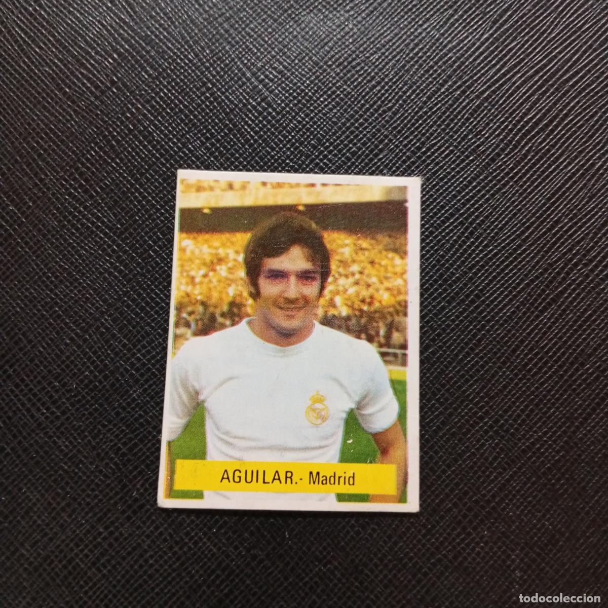 Cromos de f&uacute;tbol: AGUILAR REAL MADRID FINI 1975 1976 CROMO FUTBOL LIGA 75 76 - DESPEGADO - A124 PG145