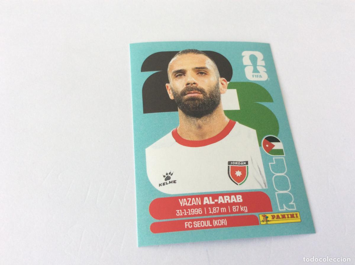 Cromos de f&uacute;tbol: JOR5 JOR 5 Yazan Al-Arab Jordania Sticker Cromo FIFA World Cup 2026 26 Panini Mundial