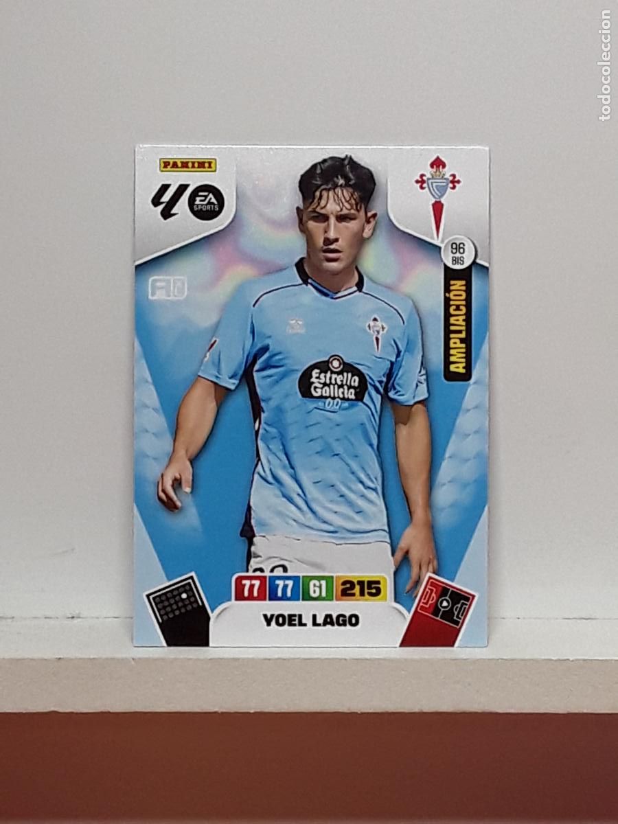 Cromos de f&uacute;tbol: ADRENALYN 2025 2026 25 26 ALBUM PANINI LIGA N 96BIS 96 BIS CELTA LIMITADA YOEL LAGO