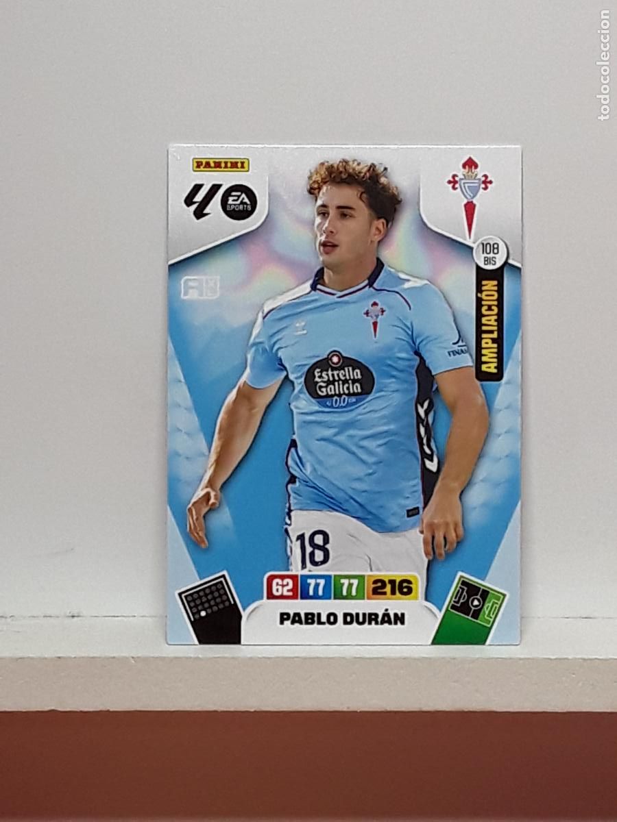 Cromos de f&uacute;tbol: ADRENALYN 2025 2026 25 26 ALBUM PANINI LIGA N 108BIS 108 BIS CELTA LIMITADA PABLO DURAN