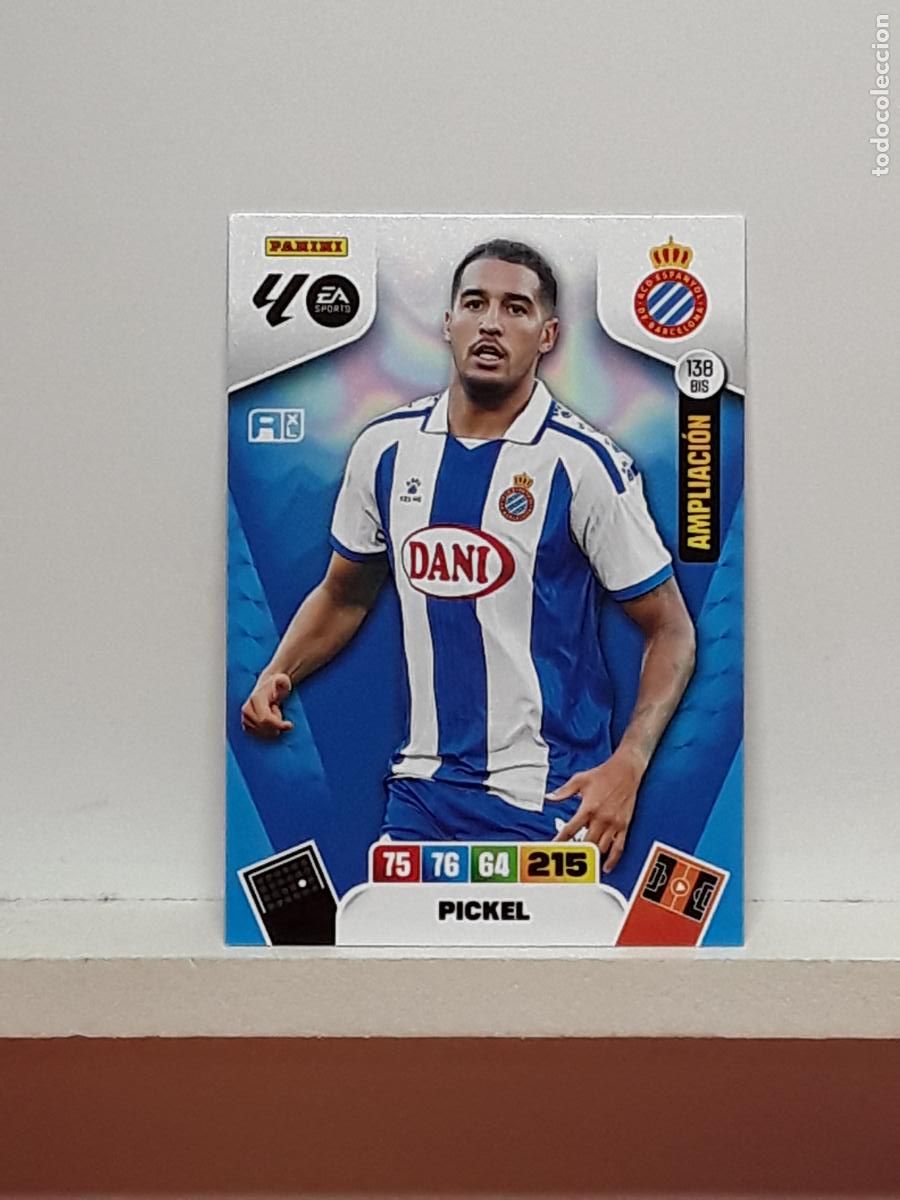 Cromos de Futebol: ADRENALYN 2025 2026 25 26 ALBUM PANINI LIGA N 138BIS 138 BIS ESPANYOL LIMITADA PICKEL