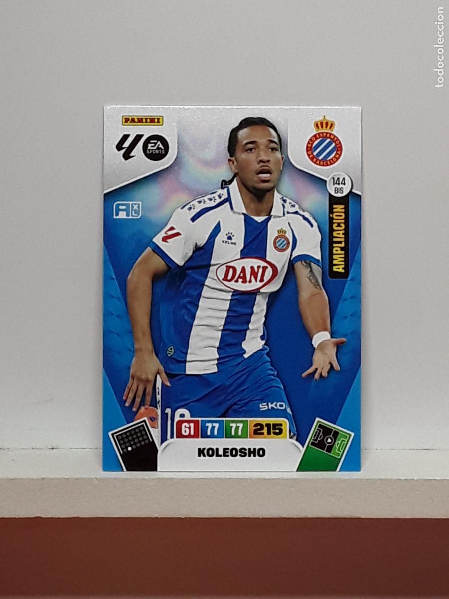 Cromos de Futebol: ADRENALYN 2025 2026 25 26 ALBUM PANINI LIGA N 144BIS 144 BIS ESPANYOL LIMITADA KOLEOSHO