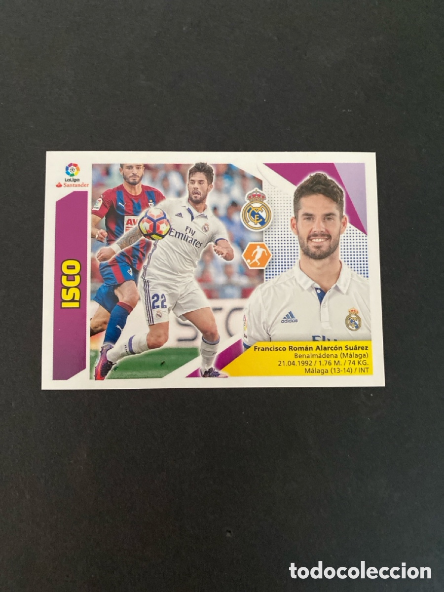 Cromos de f&uacute;tbol: Cromo liga 17/18 Real Madrid N*11