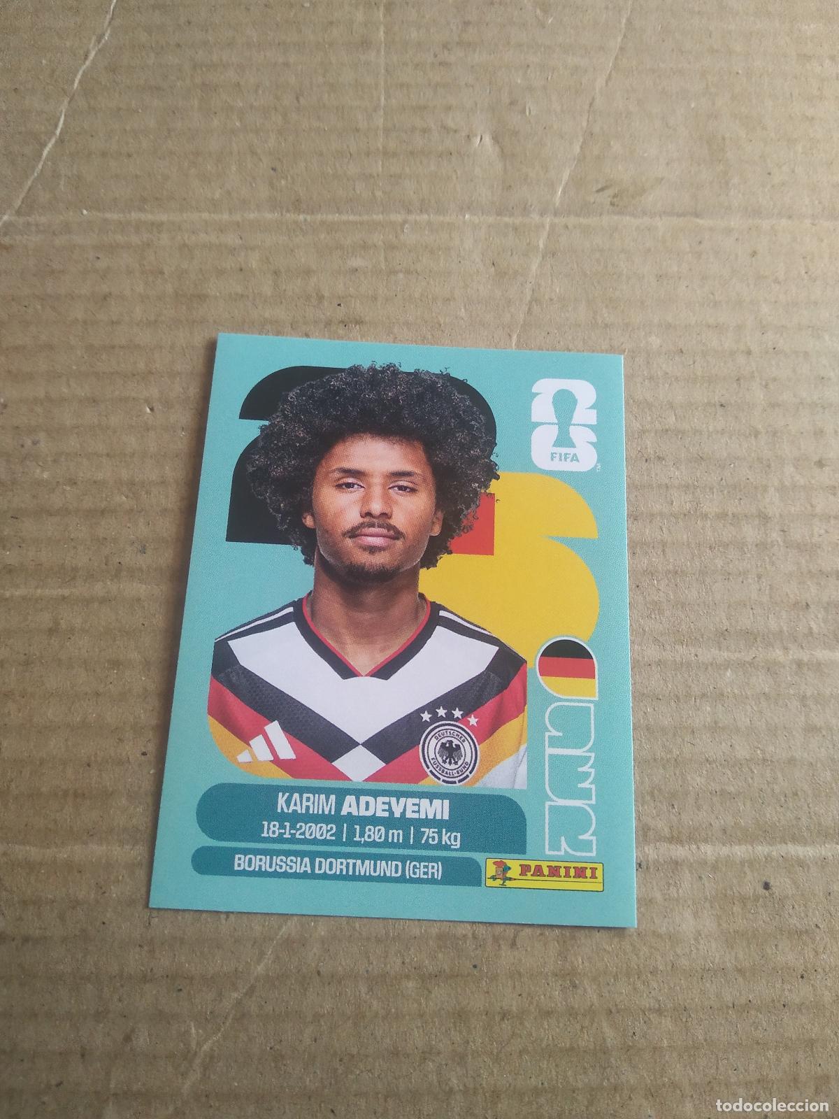 Cromos de f&uacute;tbol: GER 19 KARIM ADEYEMI ALEMANIA CROMO FUTBOL PANINI MUNDIAL 2026 WORLD CUP COPA MUNDO