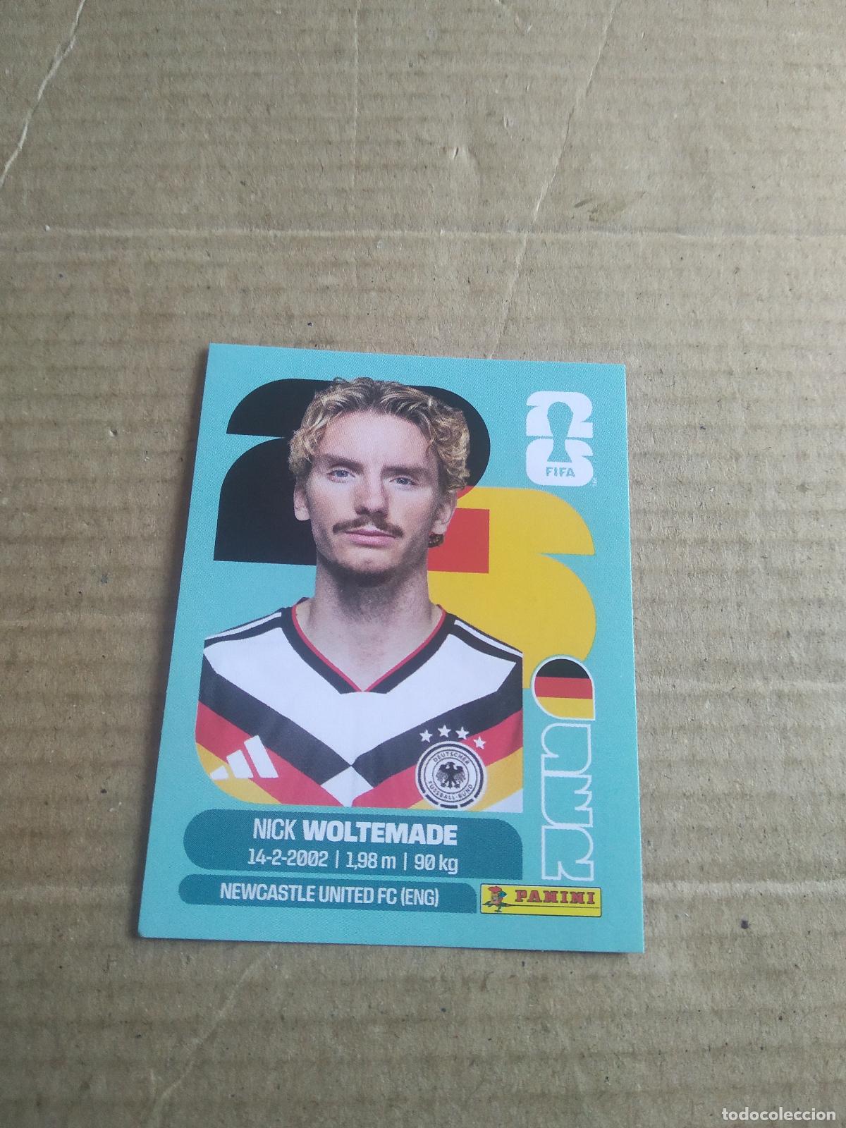 Cromos de f&uacute;tbol: GER 20 NICK WOLTEMADE ALEMANIA CROMO FUTBOL PANINI MUNDIAL 2026 WORLD CUP COPA MUNDO