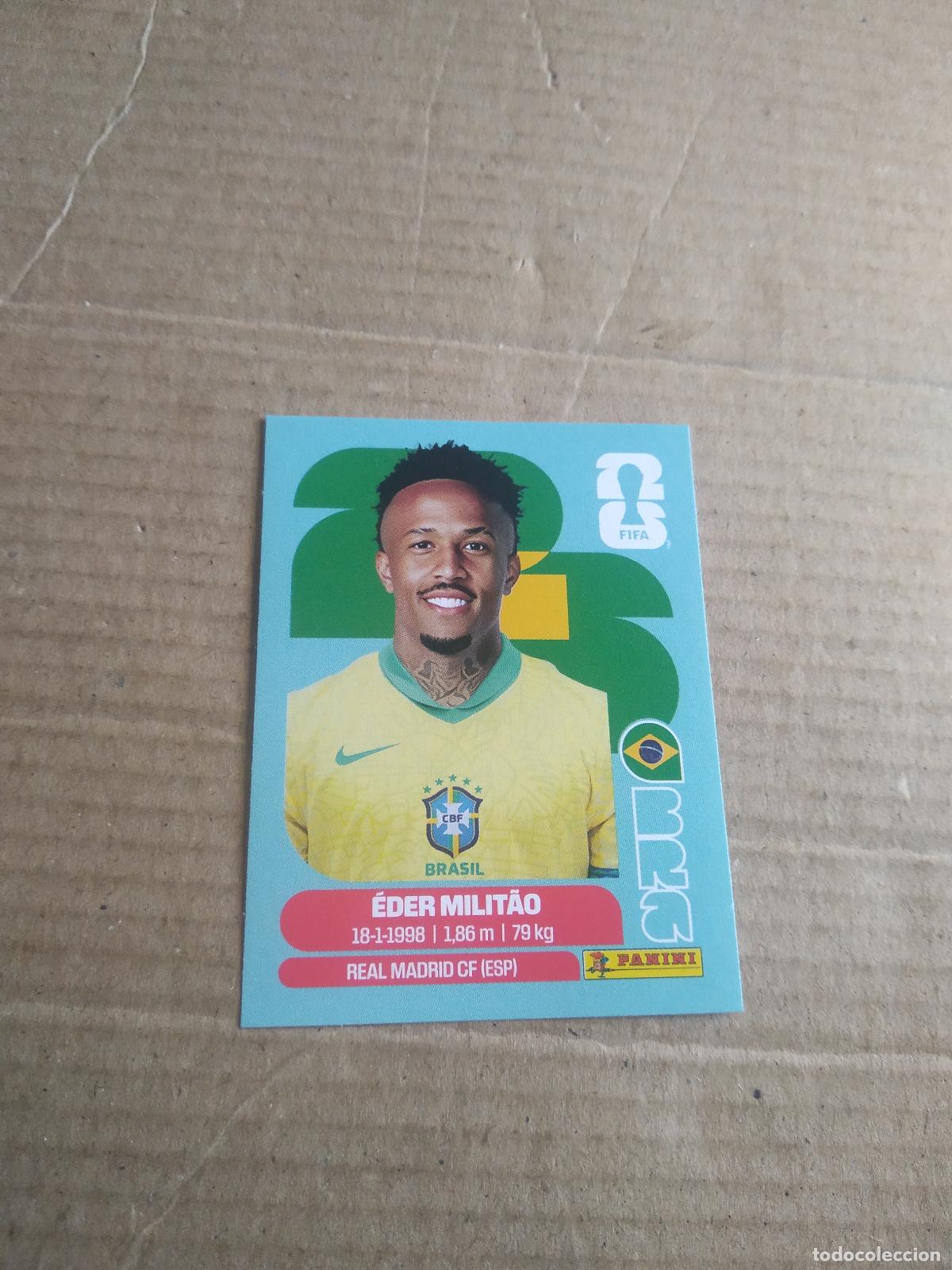 Cromos de f&uacute;tbol: BRA 5 MILITAO BRASIL CROMO FUTBOL PANINI MUNDIAL 2026 WORLD CUP COPA MUNDO