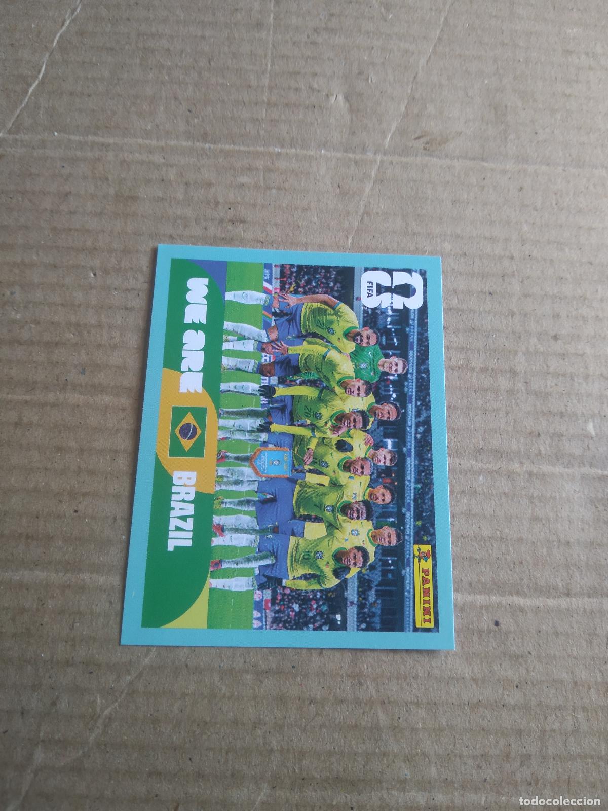 Cromos de f&uacute;tbol: BRA 13 EQUIPO PLANTILLA BRASIL CROMO FUTBOL PANINI MUNDIAL 2026 WORLD CUP COPA MUNDO