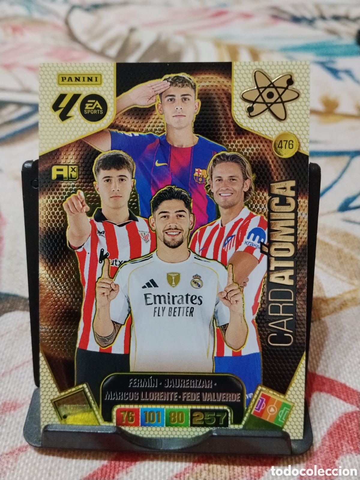 Cromos de f&uacute;tbol: Card At&oacute;mica - Adrenalyn XL