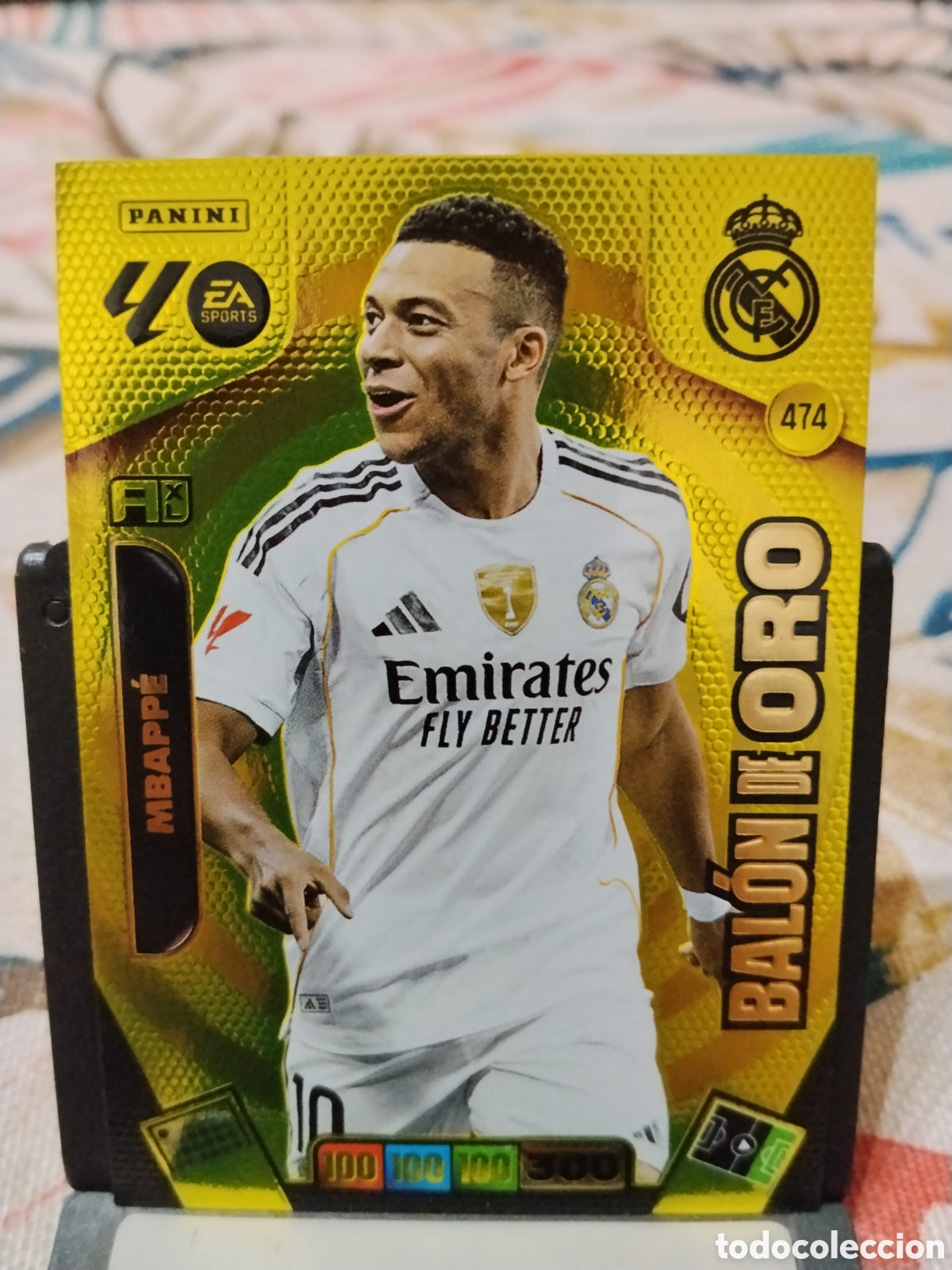 Cromos de f&uacute;tbol: Mbappe - Bal&oacute;n de oro - Adrenalyn XL