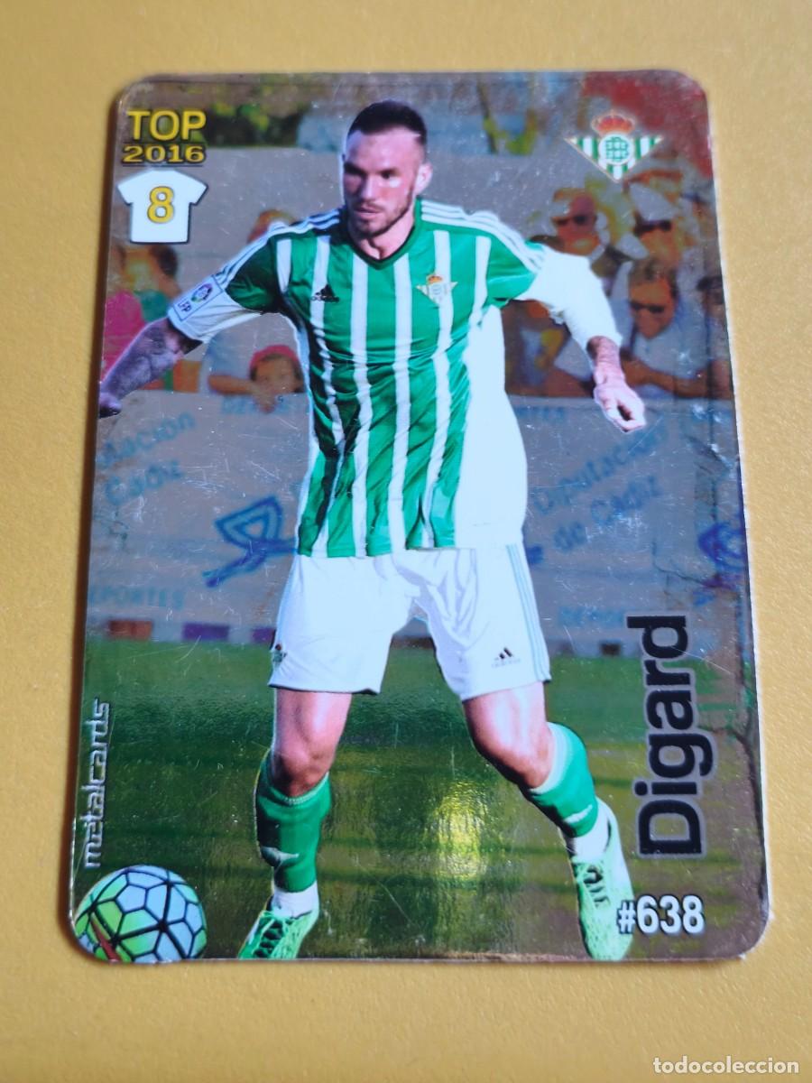Cromos de f&uacute;tbol: digard, 2016 top metalcards