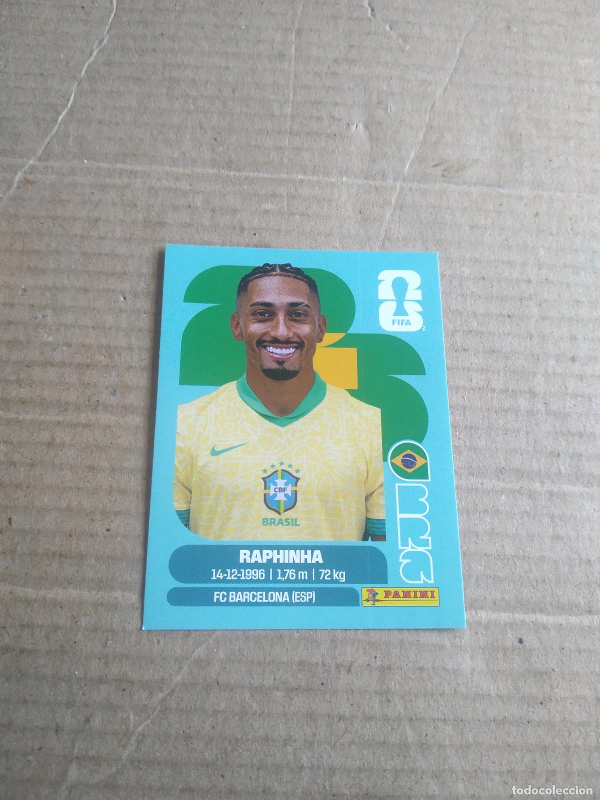 Cromos de f&uacute;tbol: BRA 19 RAPHINHA BRASIL CROMO FUTBOL PANINI MUNDIAL 2026 WORLD CUP COPA MUNDO