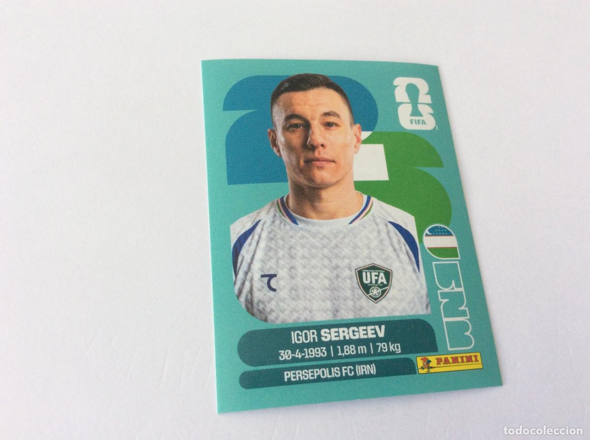 Cromos de f&uacute;tbol: UZB19 UZB 19 Igor Sergeev Uzbekistan Sticker Cromo FIFA World Cup 2026 26 Panini Mundial