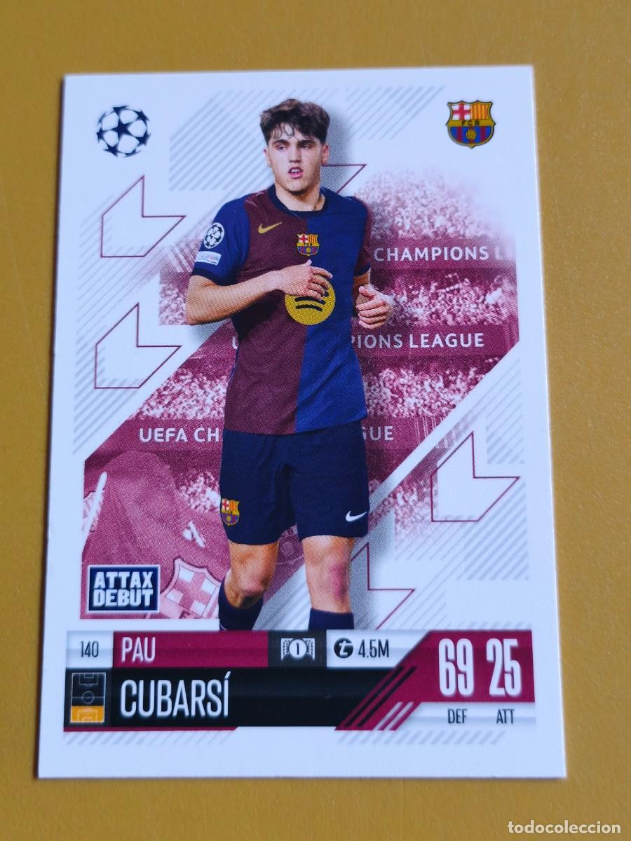 Cromos de f&uacute;tbol: cubarsi, 2024 25 champions league topps match attax