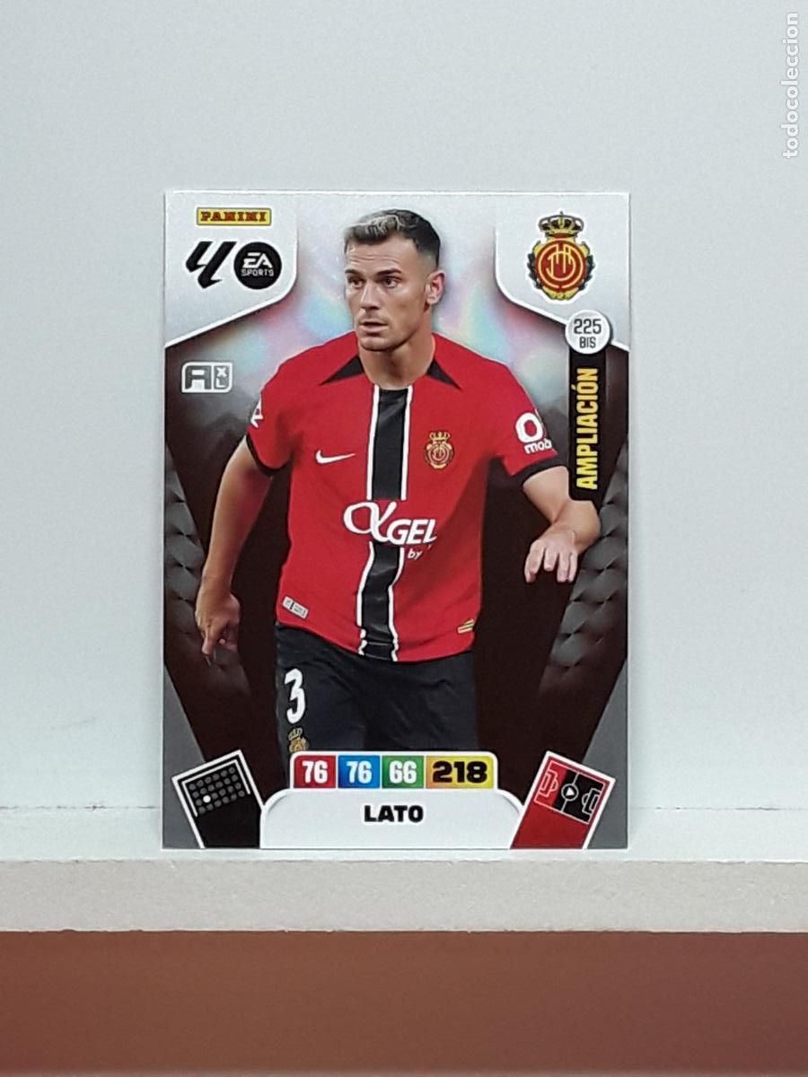 Fu&szlig;ball-Sticker: ADRENALYN 2025 2026 25 26 ALBUM PANINI LIGA N 225BIS 225 BIS MALLORCA LIMITADA LATO