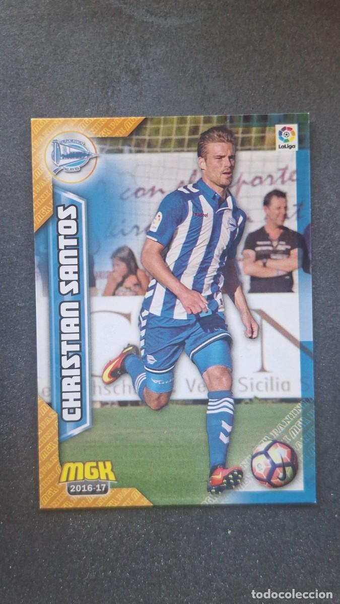 Fu&szlig;ball-Sticker: L1 CHRISTIAN SANTOS DEPORTIVO ALAVES 15 PANINI MEGACRACKS 2016 2017 16 17