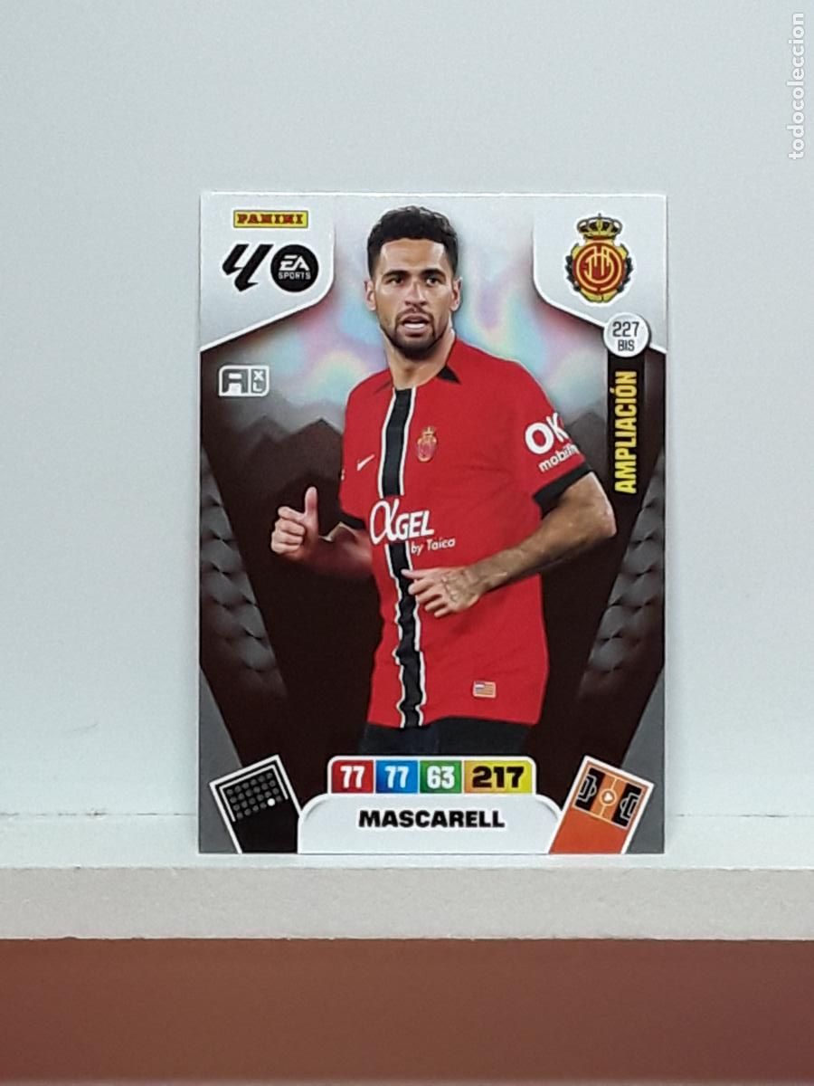 Fu&szlig;ball-Sticker: ADRENALYN 2025 2026 25 26 ALBUM PANINI LIGA N 227BIS 227 BIS MALLORCA LIMITADA MASCARELL