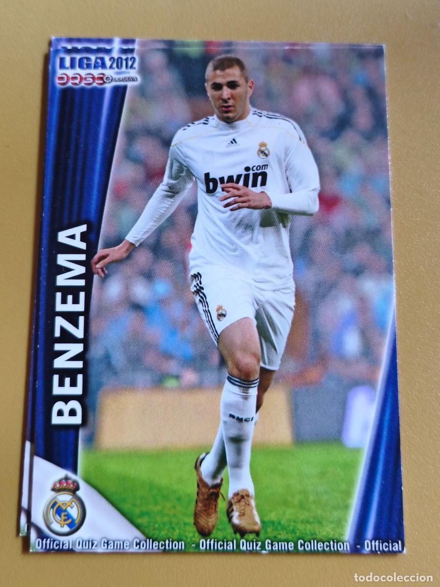 Cromos de f&uacute;tbol: benzema, 2012 mundicromo