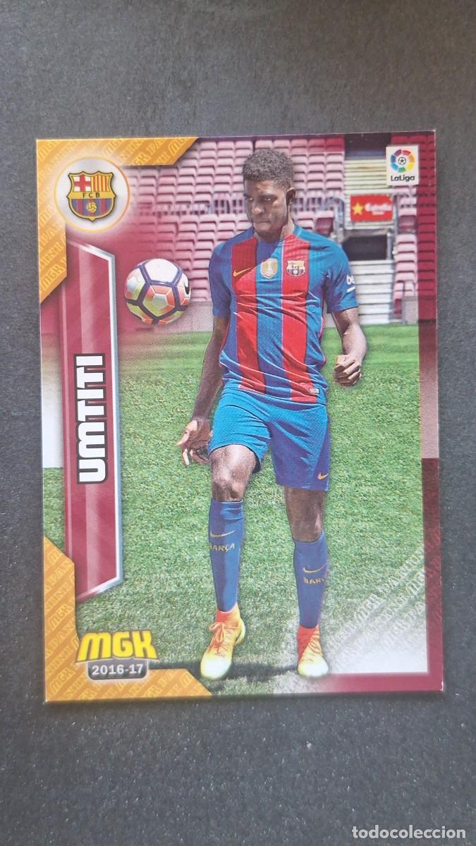 Cromos de f&uacute;tbol: L1 UMTITI F. C. BARCELONA 91 PANINI MEGACRACKS 2016 2017 16 17