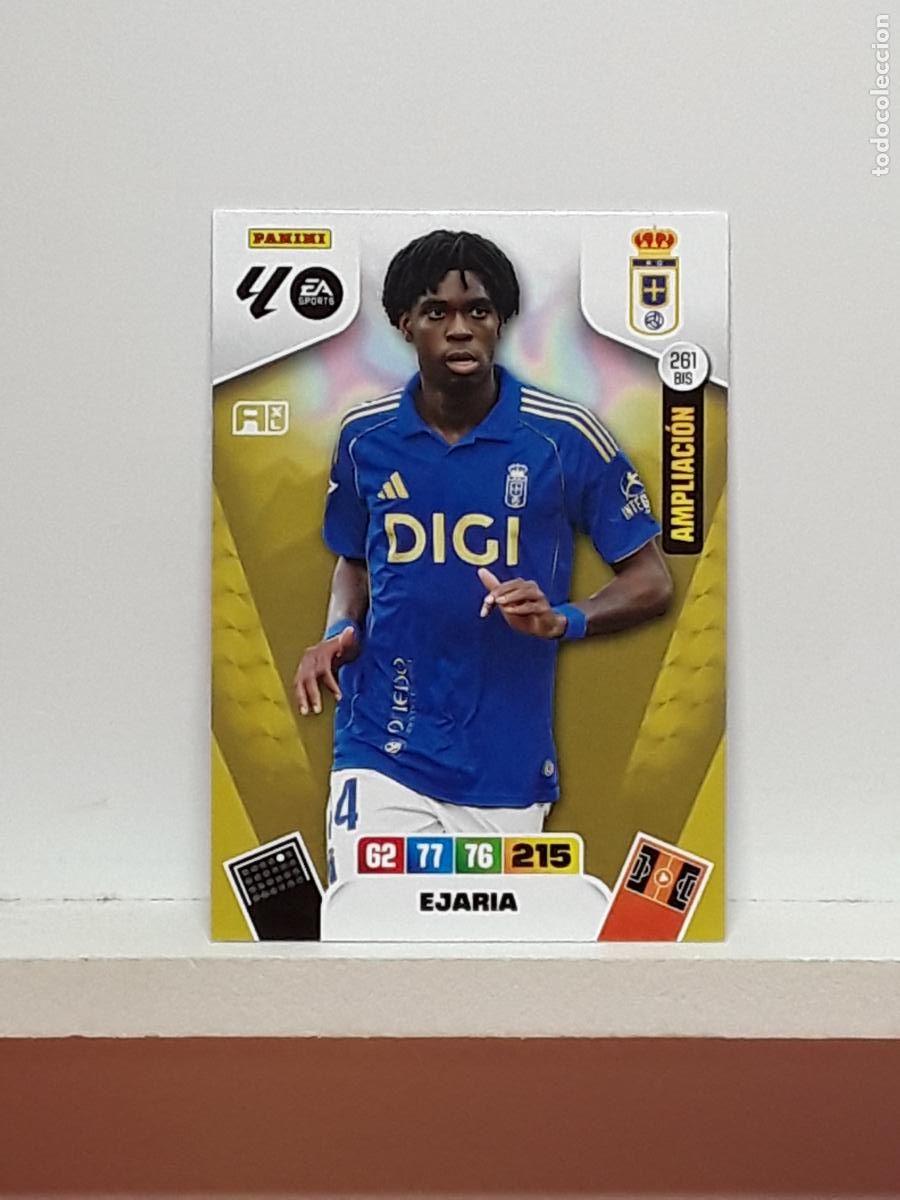 Cromos de f&uacute;tbol: ADRENALYN 2025 2026 25 26 ALBUM PANINI LIGA N 261BIS 261 BIS OVIEDO LIMITADA EJARIA