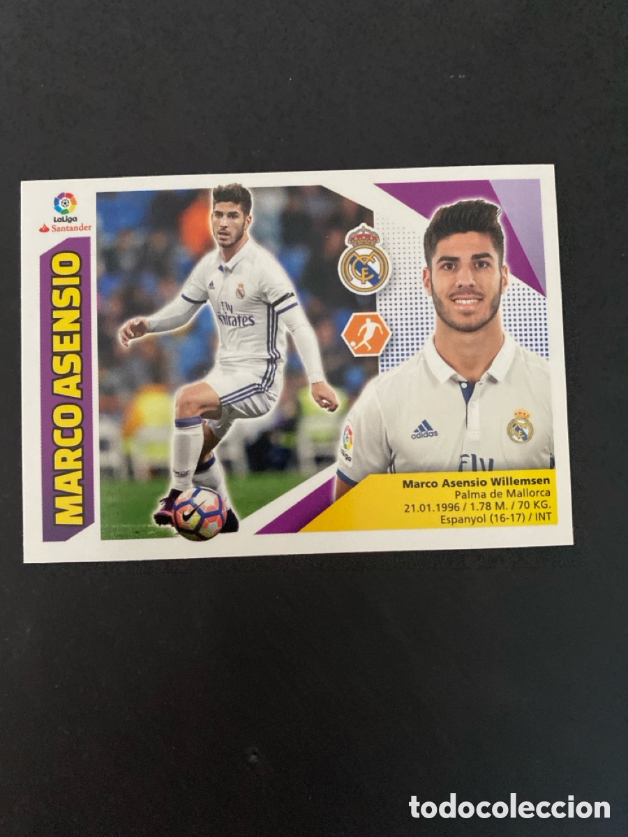 Cromos de f&uacute;tbol: Cromo liga 17/18 Real Madrid N*13
