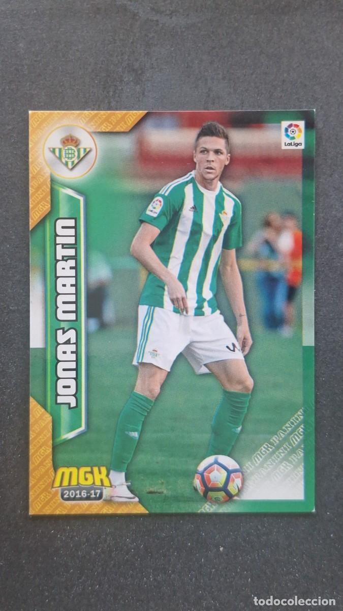 Cromos de f&uacute;tbol: L1 JONAS MARTIN REAL BETIS BALOMPIE 119 PANINI MEGACRACKS 2016 2017 16 17