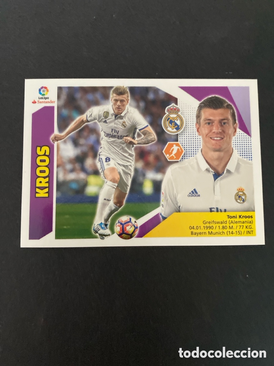 Cromos de f&uacute;tbol: Cromo liga 17/18 Real Madrid N* 10