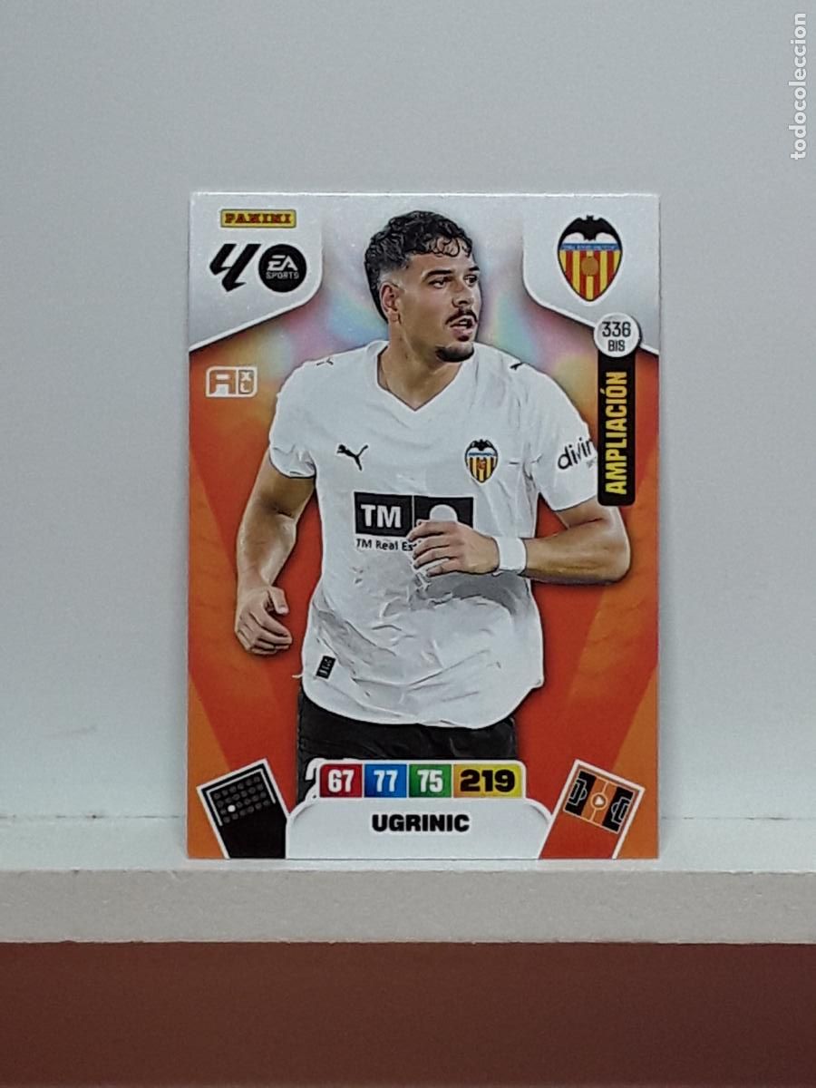 Cromos de f&uacute;tbol: ADRENALYN 2025 2026 25 26 ALBUM PANINI LIGA N 336BIS 336 BIS VALENCIA LIMITADA UGRINIC