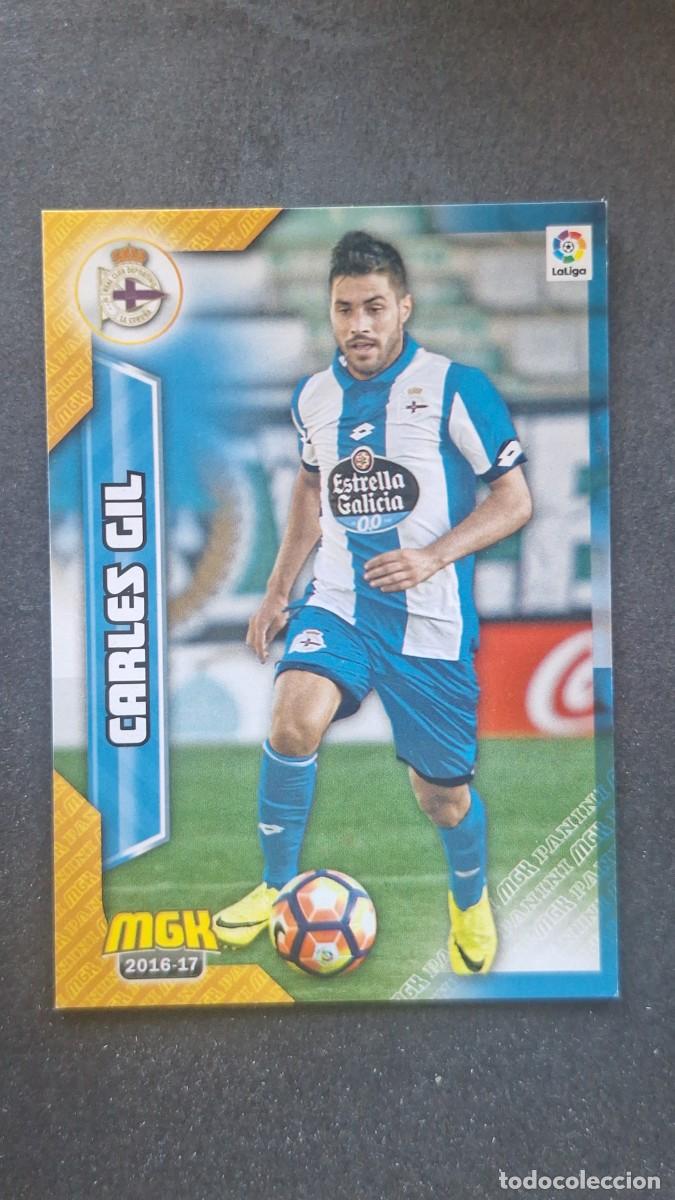 Cromos de f&uacute;tbol: L1 CARLES GIL DEPORTIVO DE LA CORU&Ntilde;A 179 PANINI MEGACRACKS 2016 2017 16 17