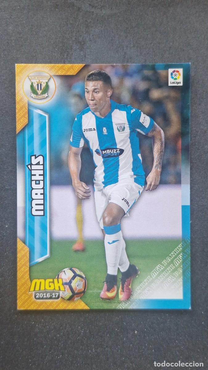 Cromos de f&uacute;tbol: L1 MACHIS C. D. LEGANES 316 PANINI MEGACRACKS 2016 2017 16 17